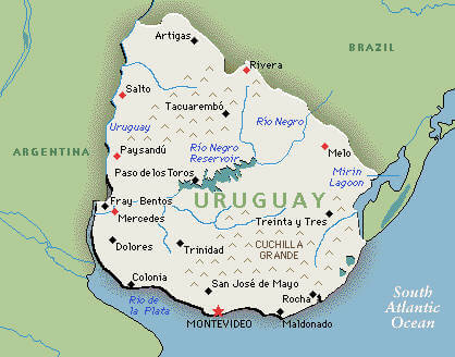 uruguay karten